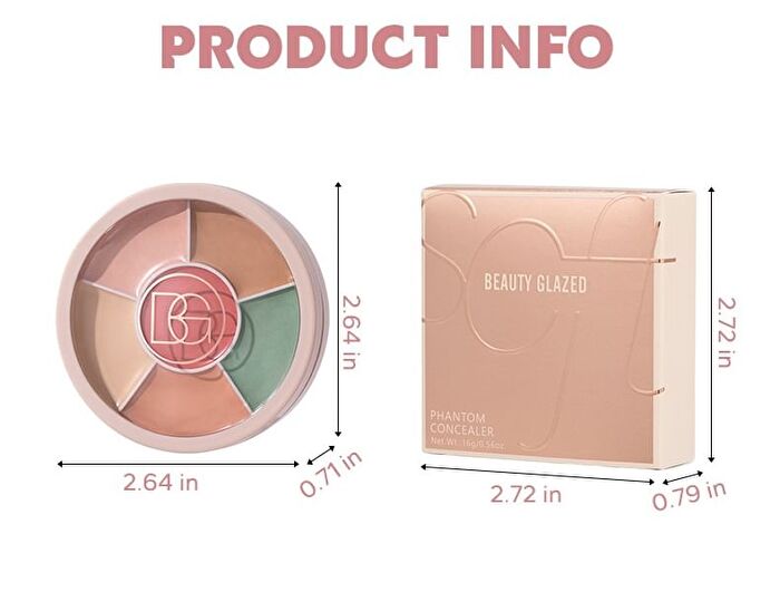 6 Colours Phantom Concealer Palette - #402 - 16g