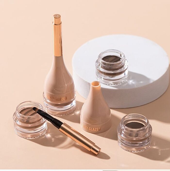 Natural Shaping Eyebrow Cream with Brush - 6 Colours - 105 Dark Brown - 5g