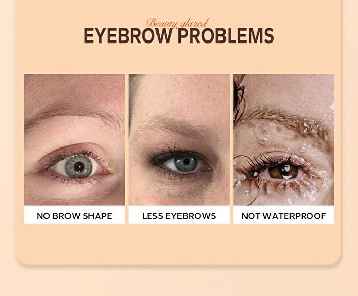 Natural Shaping Eyebrow Cream with Brush - 6 Colours - 105 Dark Brown - 5g
