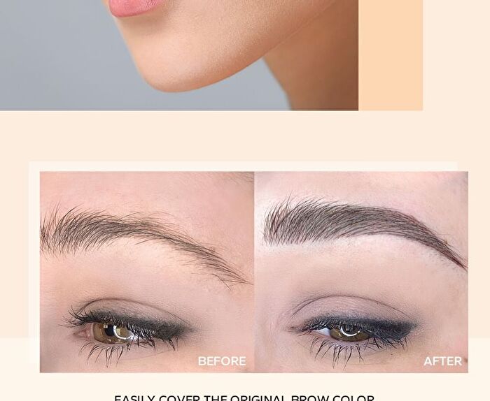 Natural Shaping Eyebrow Cream with Brush - 6 Colours - 105 Dark Brown - 5g