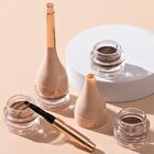 Natural Shaping Eyebrow Cream with Brush - 6 Colours - 105 Dark Brown - 5g