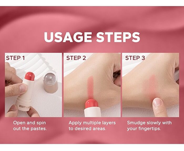 Soft Glow & Radiance Cream Blusher Stick - 6 Shades - 101 Sky Pink - 7g