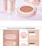 Focus On Air Velvet Cushion - 2 Colors - #02 Beige