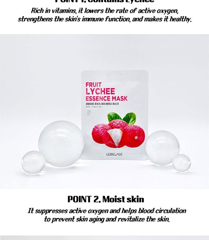 Fruit Essence Mask - 12 Types - Strawberry