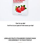 Fruit Essence Mask - 12 Types - Strawberry
