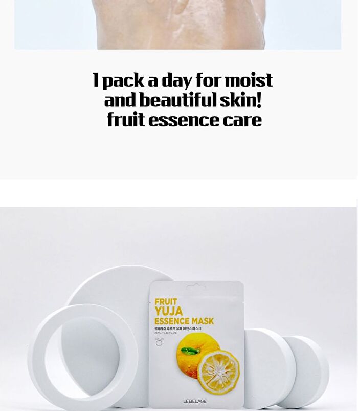 Fruit Essence Mask - 12 Types - Mango