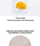 Fruit Essence Mask - 12 Types - Mango