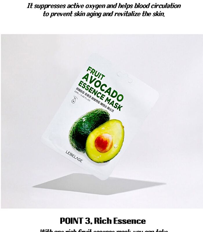 Fruit Essence Mask - 12 Types - Mango