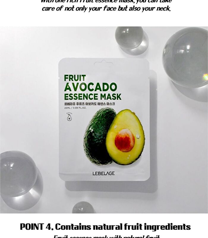 Fruit Essence Mask - 12 Types - Mango