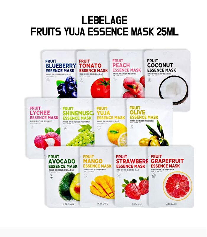 Fruit Essence Mask - 12 Types - Shine Muscat
