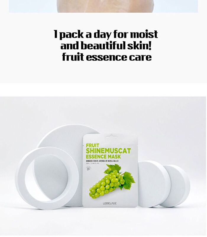 Fruit Essence Mask - 12 Types - Shine Muscat