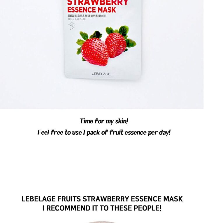 Fruit Essence Mask - 12 Types - Shine Muscat