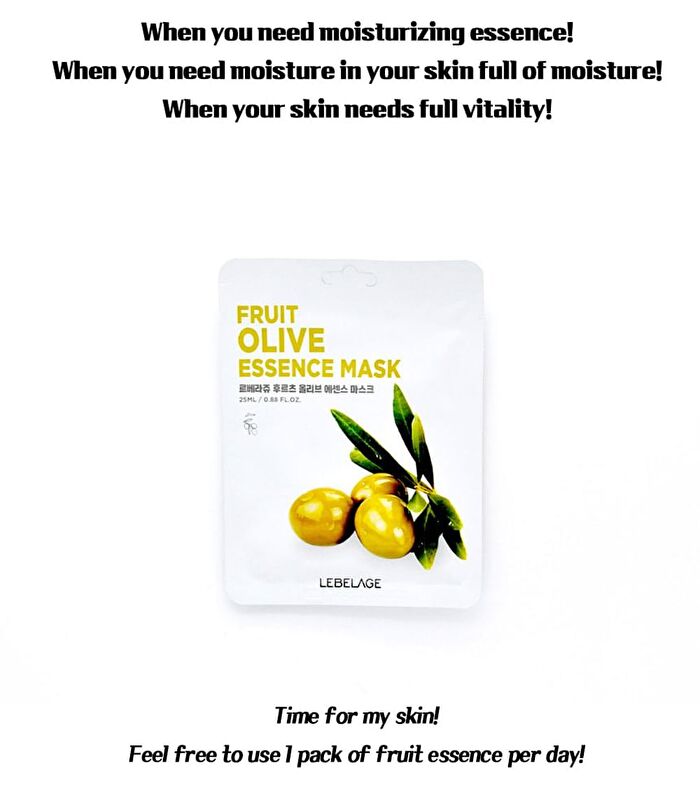 Fruit Essence Mask - 12 Types - Olive
