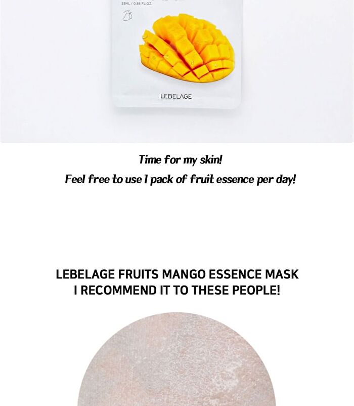 Fruit Essence Mask - 12 Types - Grapefruit