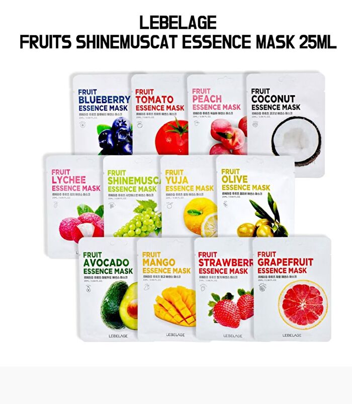Fruit Essence Mask - 12 Types - Grapefruit