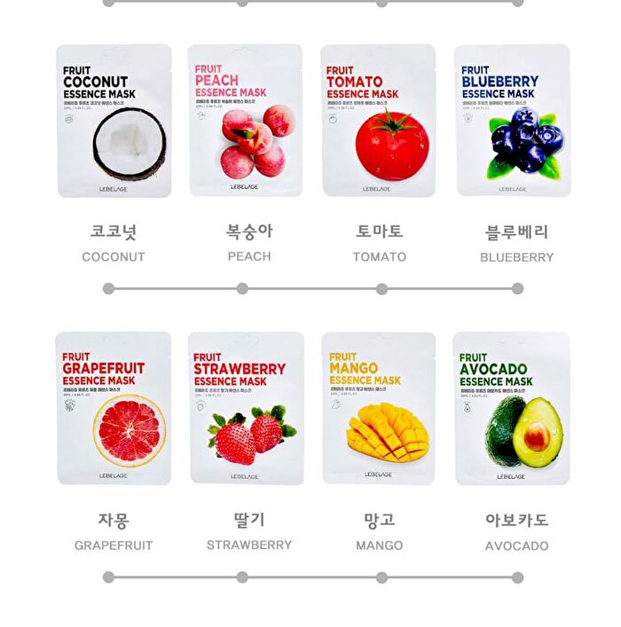 Fruit Essence Mask - 12 Types - Grapefruit