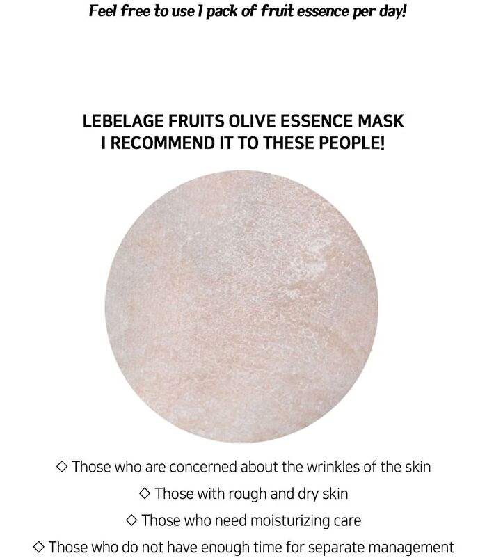 Fruit Essence Mask - 12 Types - Coconut