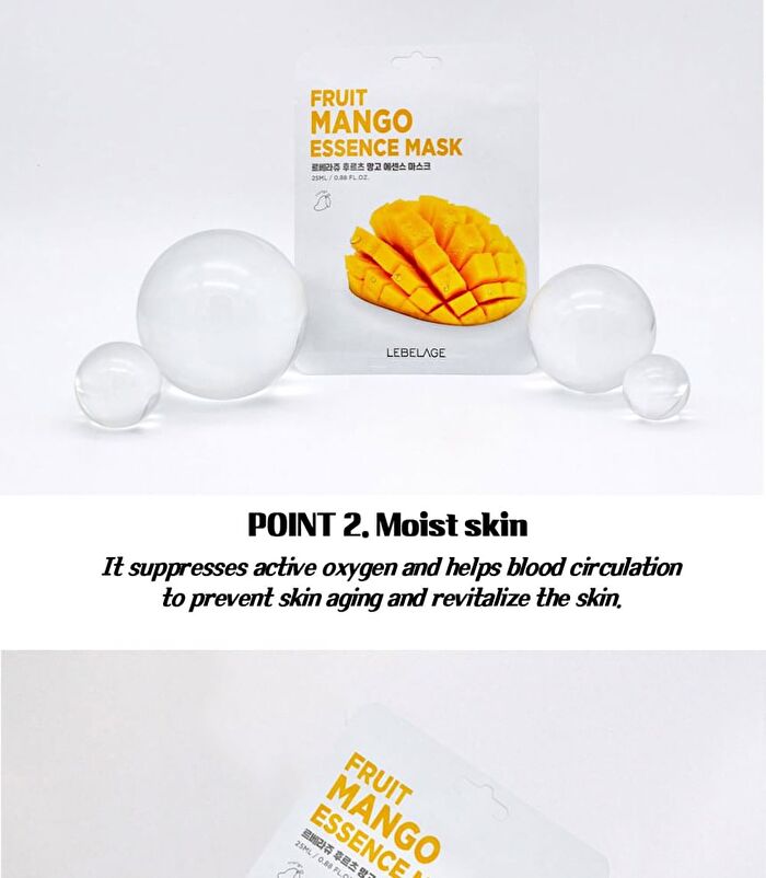 Fruit Essence Mask - 12 Types - Coconut