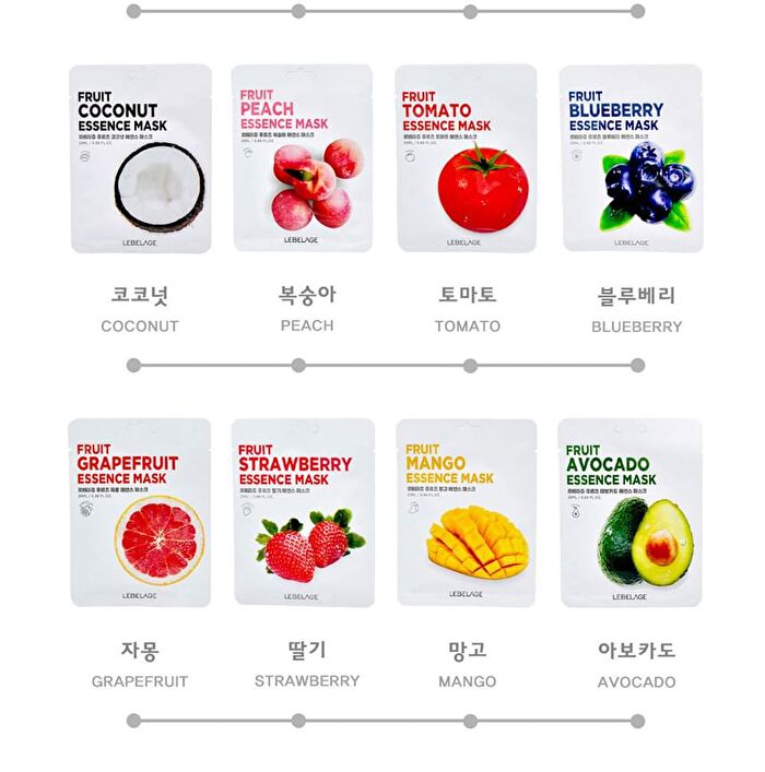 Fruit Essence Mask - 12 Types - Coconut