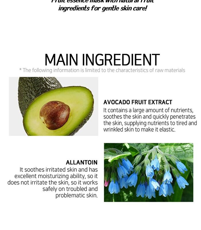 Fruit Essence Mask - 12 Types - Tomato