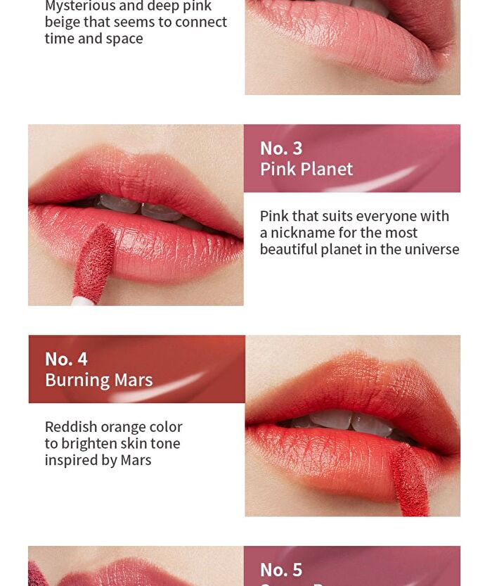 Conscious Fit Mellow Lip Tint - 9 Colors - #08 Oort Pink