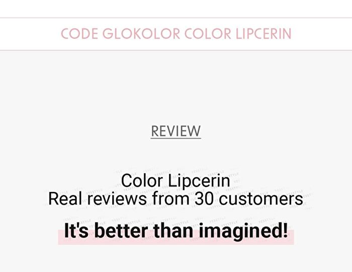 Code Glokolor Color Lipcerin - 6 Colors - #06 Plum Dive