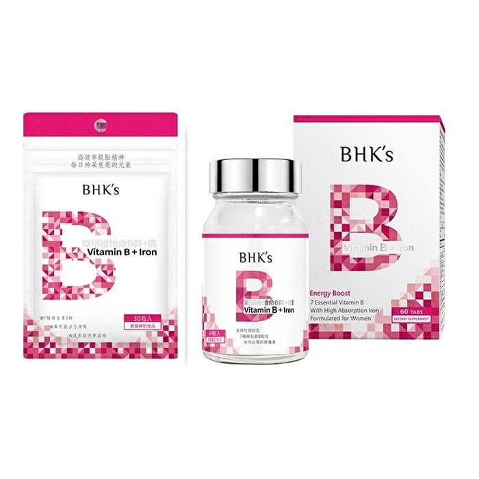 Vitamin B Complex + Iron Tablets - 60 tablets