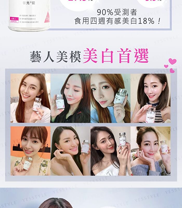 Advanced Whitening Glutathione Tablets - 30 tablets