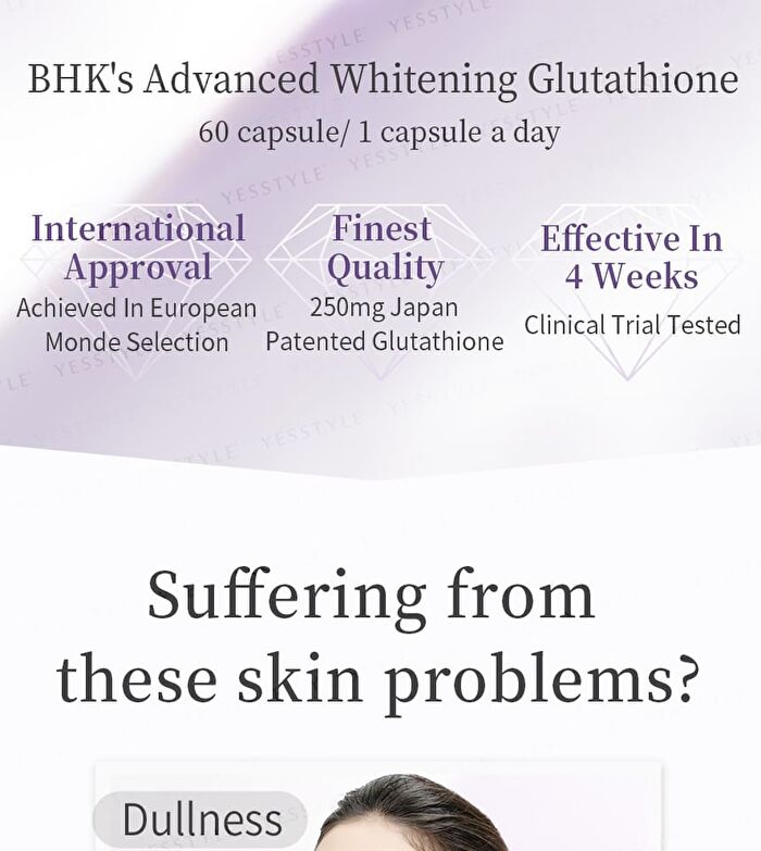 Advanced Whitening Glutathione Tablets - 30 tablets