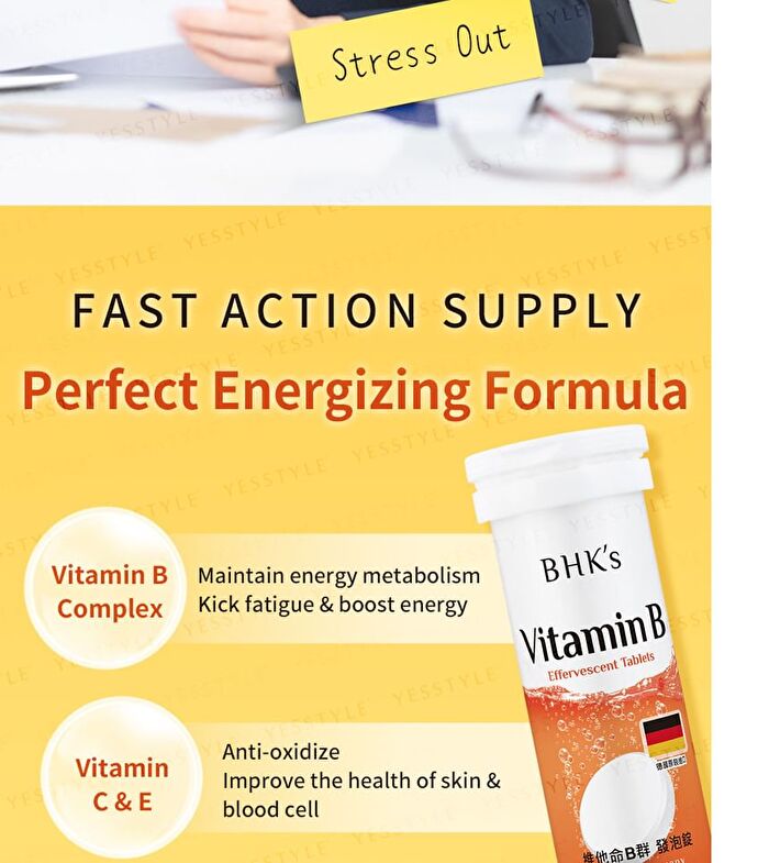 Vitamin B Complex Effervescent Tablets - 10 tablets