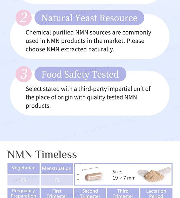 NMN Timeless Veg Capsules - 30 capsules