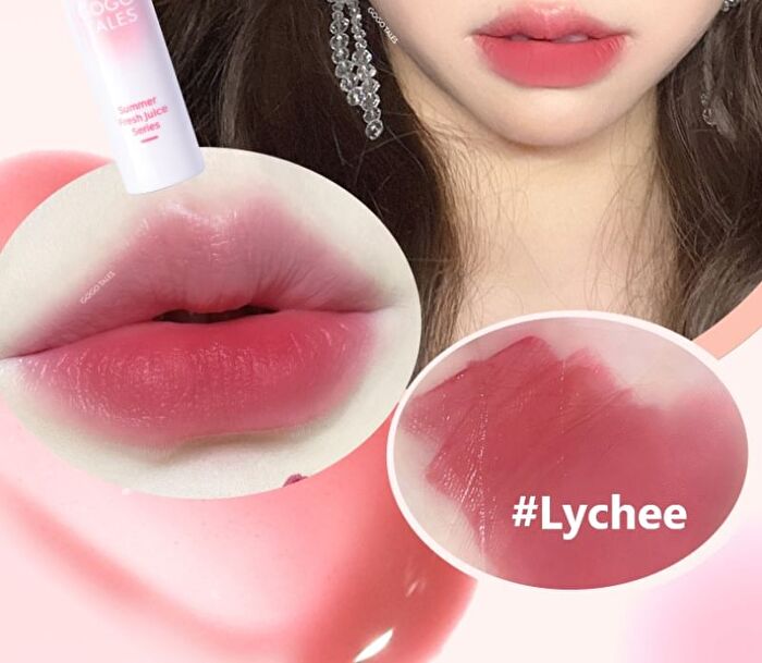 Gogo Tales Petal Mist Lip Glaze (1-3) - #G01 Lychee - 1.5g