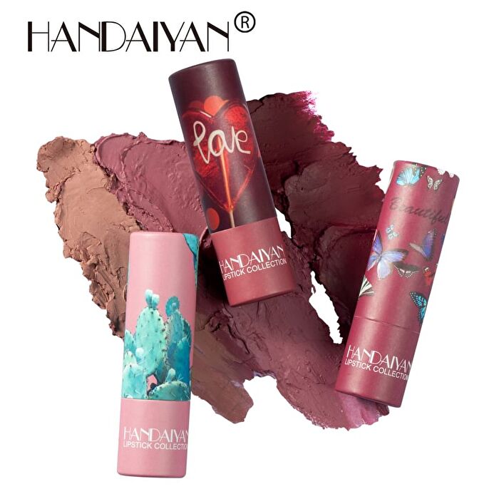 Soft Velvet Lipstick - 8 Colors - 03# Rough - 3.8g