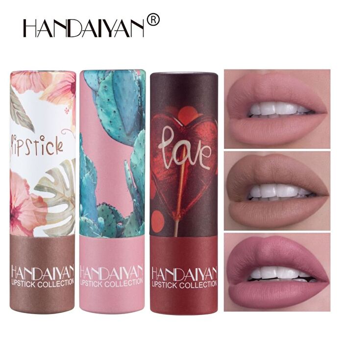 Soft Velvet Lipstick - 8 Colors - 03# Rough - 3.8g