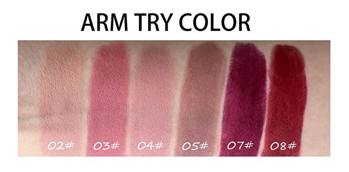 Soft Velvet Lipstick - 8 Colors - 03# Rough - 3.8g