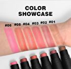 2 In 1 Blush & Highlight Stick - 6 Colors - 01# Tan Glow - 8g