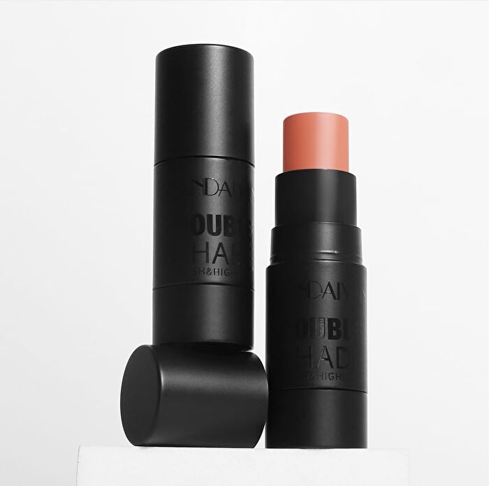 2 In 1 Blush & Highlight Stick - 6 Colors - 01# Tan Glow - 8g