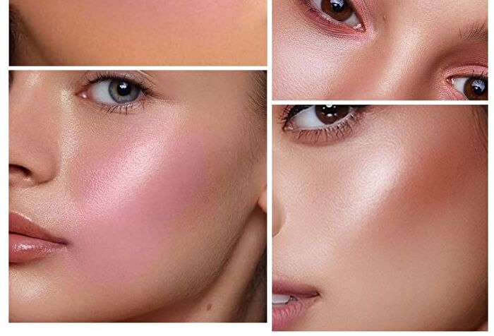 2 In 1 Blush & Highlight Stick - 6 Colors - 01# Tan Glow - 8g