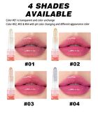Temperature Change Lip Balm - 4 Colors - 01# Clear & Unchange - 3.2g
