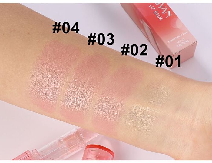 Temperature Change Lip Balm - 4 Colors - 01# Clear & Unchange - 3.2g