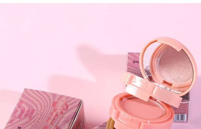 3 In 1 Highlight Blush Contour Palette - 3 Types - 01# - 6g