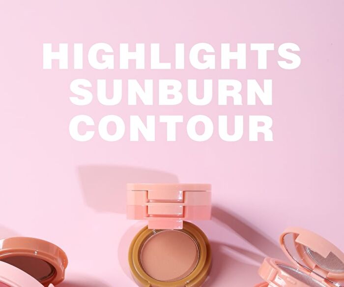 3 In 1 Highlight Blush Contour Palette - 3 Types - 01# - 6g