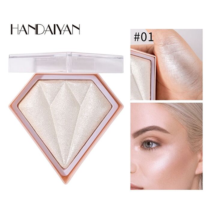 Diamond Glow Highlighter - 5 Colors - 03# Pink - 10g