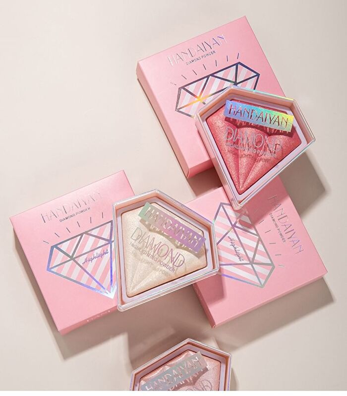 Diamond Glow Highlighter - 5 Colors - 03# Pink - 10g