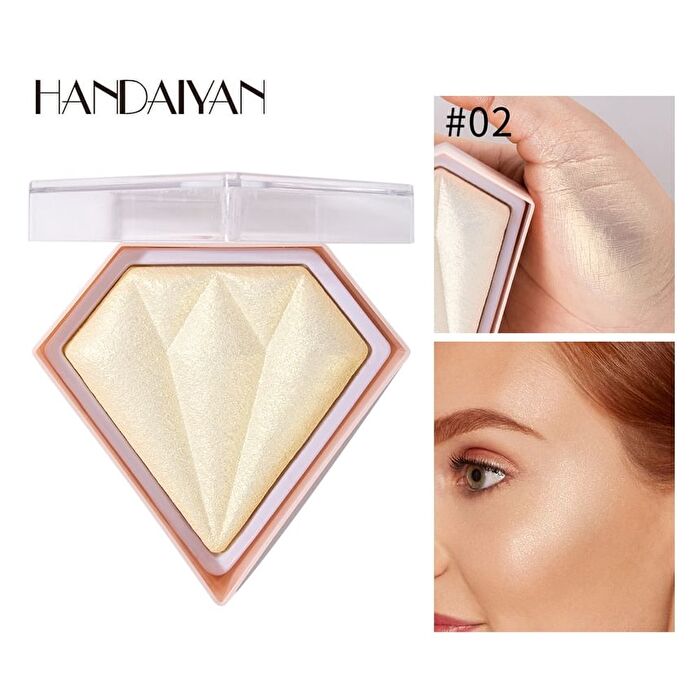 Diamond Glow Highlighter - 5 Colors - 03# Pink - 10g