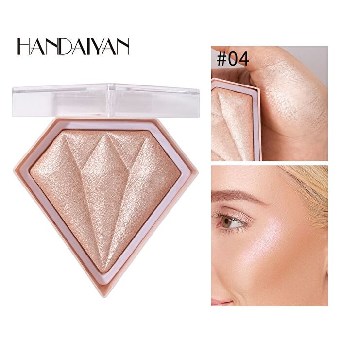 Diamond Glow Highlighter - 5 Colors - 03# Pink - 10g