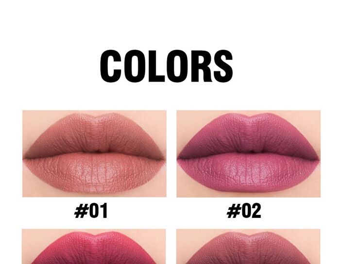 Handaiyan Mousse Matte Lipstick 6 Colors Set - Set (3g x 6)