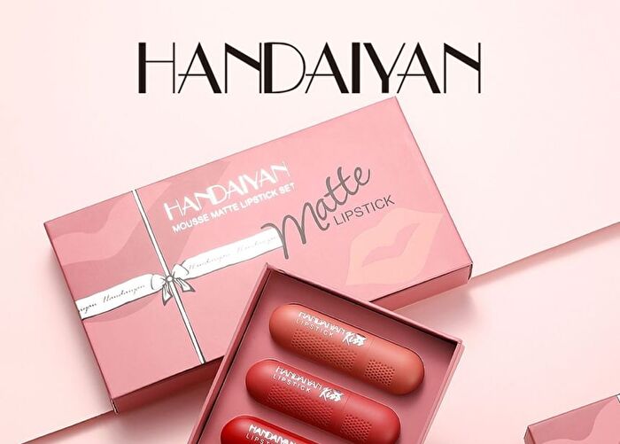 Handaiyan Mousse Matte Lipstick 6 Colors Set - Set (3g x 6)