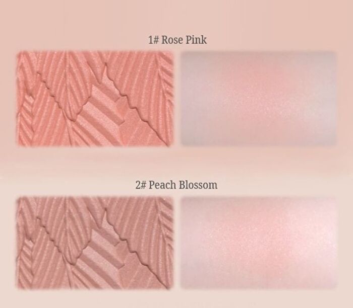 Original Artist Red Maple Shadow Blusher - 4 Colors - 4# Light Pink - 5g