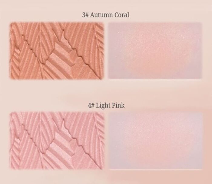 Original Artist Red Maple Shadow Blusher - 4 Colors - 4# Light Pink - 5g
